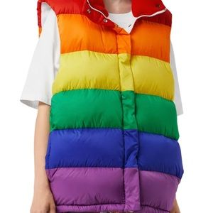 Burberry rainbow vest